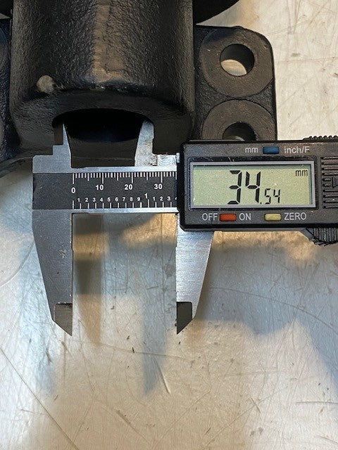 ITR Top Track Carrier Roller 154514 | 8" Long 5-1/2" Dia. 35mm Bore 14mm Bolts