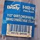 2 Quantity of Brady Quiet Check Valves B-0823-15C | 1-1/2" (2 Qty)