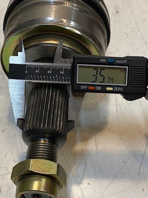 GSP CV Joint NCV10137 | 770E24077 | 21" Long 24mm Thread 30mm Shaft 6-Bolt