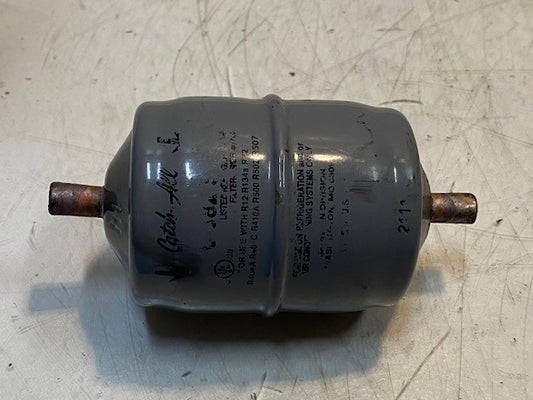 Catch-All 2111 Liquid Line Filter Drier 5-1/4" Long 10mm Ends 68mm OD