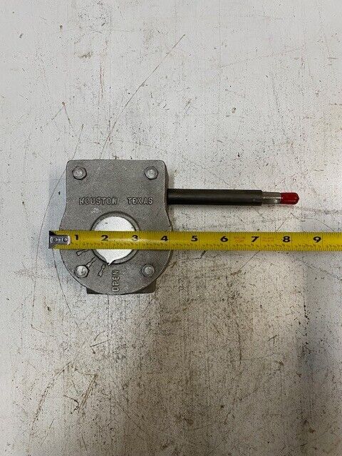 Butterfly Gearbox Flat Stem Valve Houston Texas 9x5x2 in