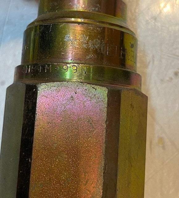 2 Quantity of Faster Hydraulic Flat Face Couplers FF134 | 34NPTM-99N (2 Qty)