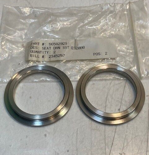 2 Quantity of Ecolab 96582929 Drain Seat Insert Stainless Rings 69mm OD (2 Qty)
