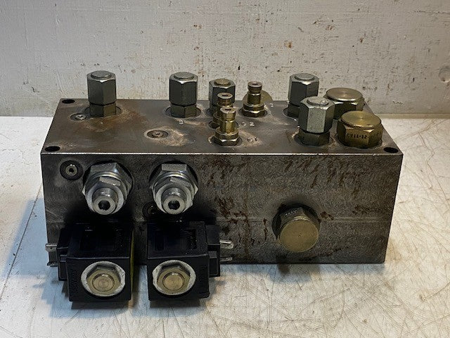 Vickers Hydraulic Lubrication Valve Manifold Block Assembly 02-178028