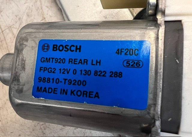 Bosch Power Window Regulator and Motor Assumbly Rear LH GMT920 | 98810-T9200