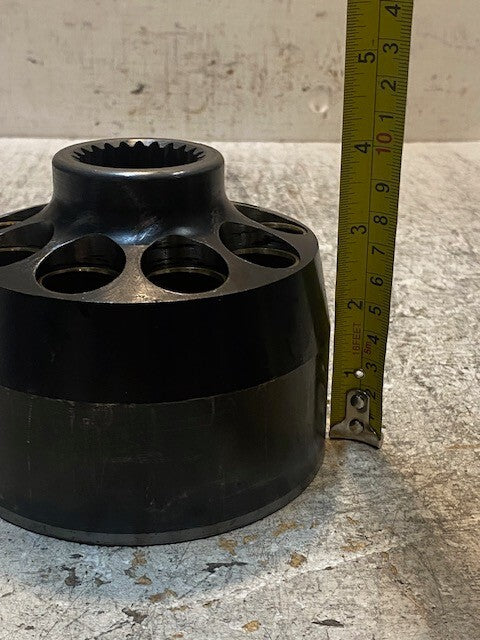 Barrel Cylinder Block Hydraulic Piston Pump 9 Bolt Holes 39mm Bore 23-Spline