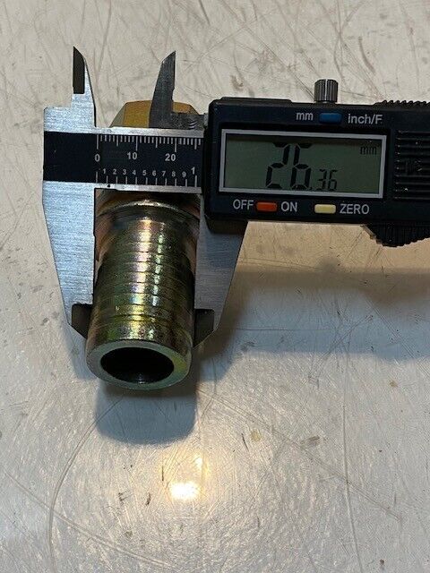 3 Quantity of Swivel Hydraulic Hose Fittings 12 | 25mm Female 26mm Male (3 Qty)