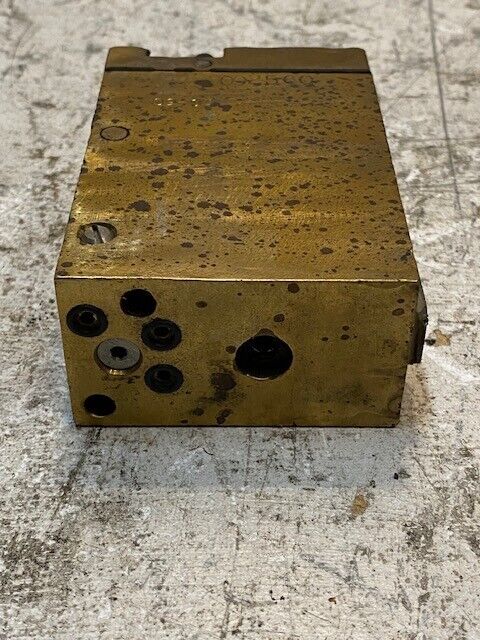 Steel Manifold Block 092560 | 09-04 | 4-1/4" Long 2-3/4" Wide 1-1/2" Thick