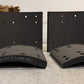 Set Of 4 Abex EL4709D-5165-2 Friction Drum Brake Shoe Lining Heavy Duty