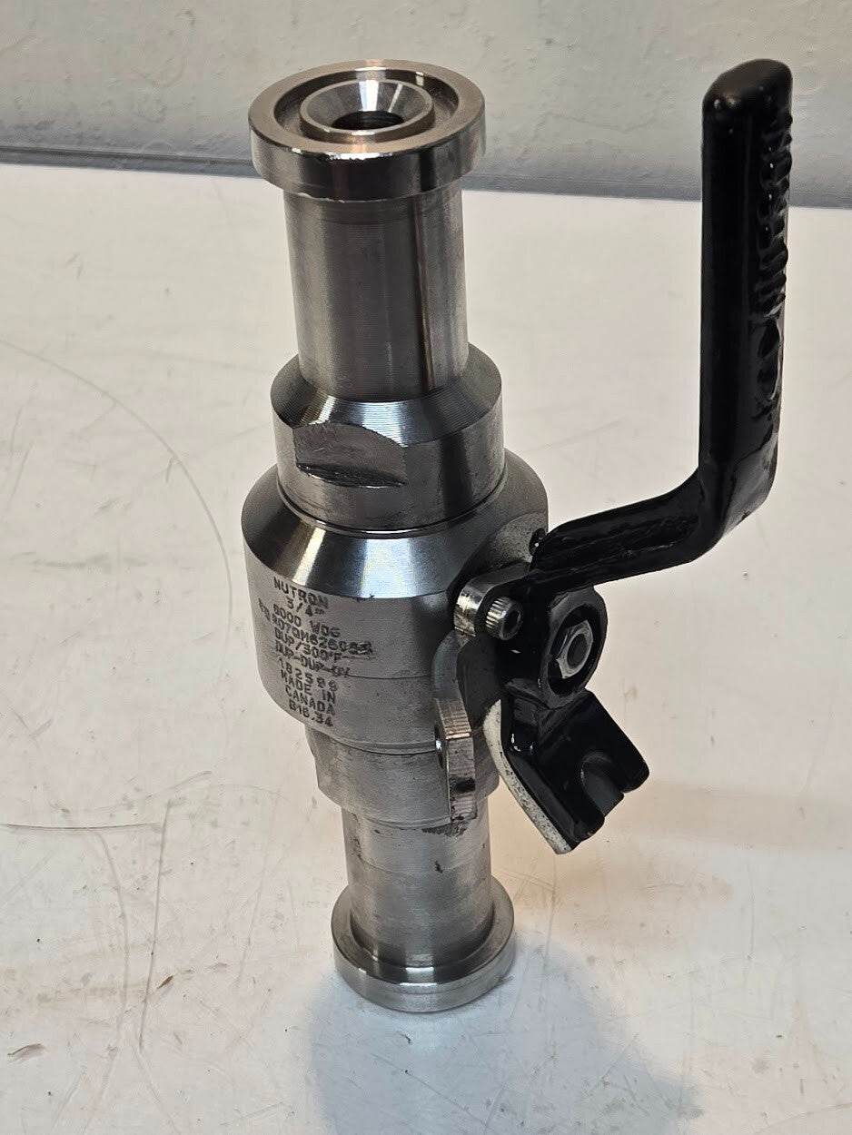 Nutron Reduced Port Ball Valve 3/4" 6000 WOG T3R07QM6260RS | 182599 | B16.34