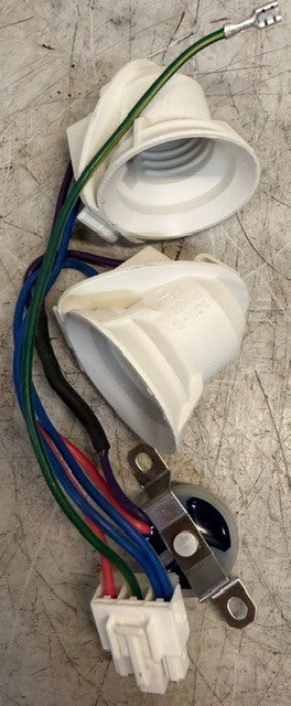 LG Refrigerator Interior Dual Lamp Light Socket Assembly PS155U | 6930JK2001B