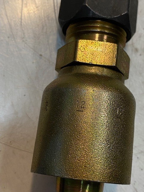 2 Qty of Parker 11143-12-12 | 12BU | KJ7H Straight On Air Chuck Adapters (2 Qty)