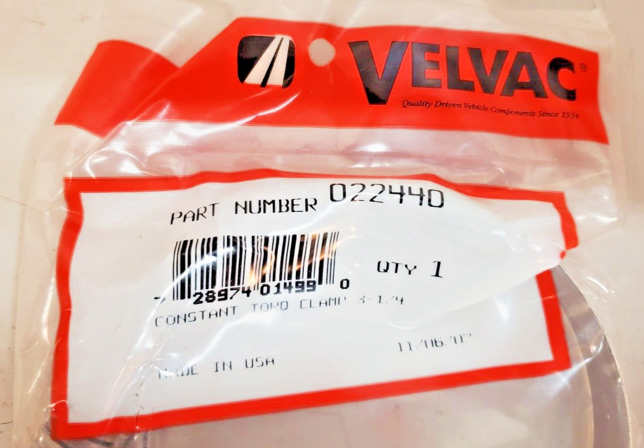 5 Quantity of Velvac Constant Torque Hose Clamps 3-1/4" | 022440 (5 Qty)