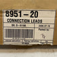 8 Quantity of CAT Blue Connection Leads 40" L, 8951-20, D-61158 (8 Qty)