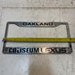 Oakland Coliseum Lexus License Plate Frame 12" Long 6-1/4" Wide