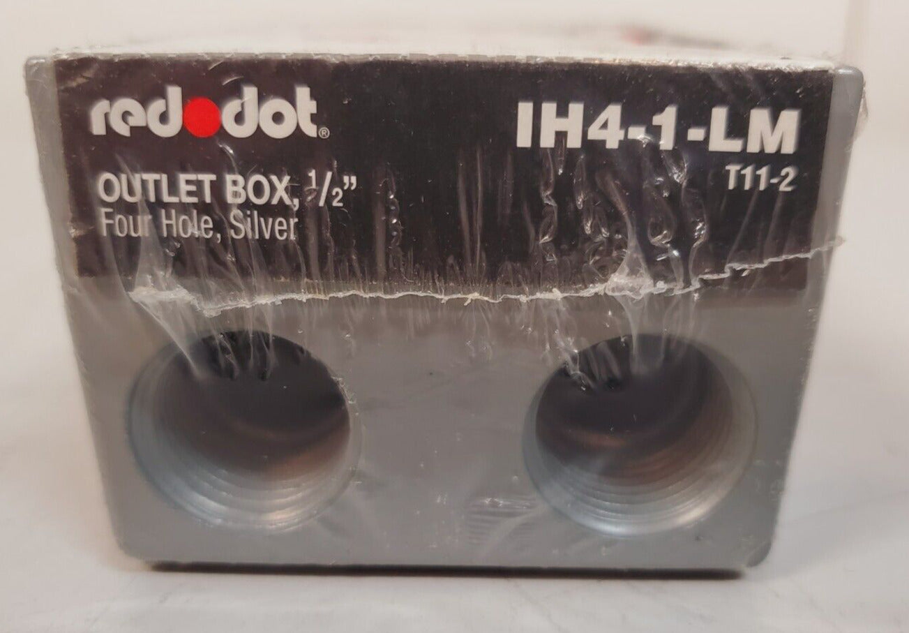 10 Quantity of Thomas & Betts Red Dot Device Outlet Boxes IH4-1-LM (10 Qty)