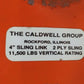 The Caldwell Group Shackle 4" Sling Link 2 Ply Sling 11,500 Lbs Vertical Rating