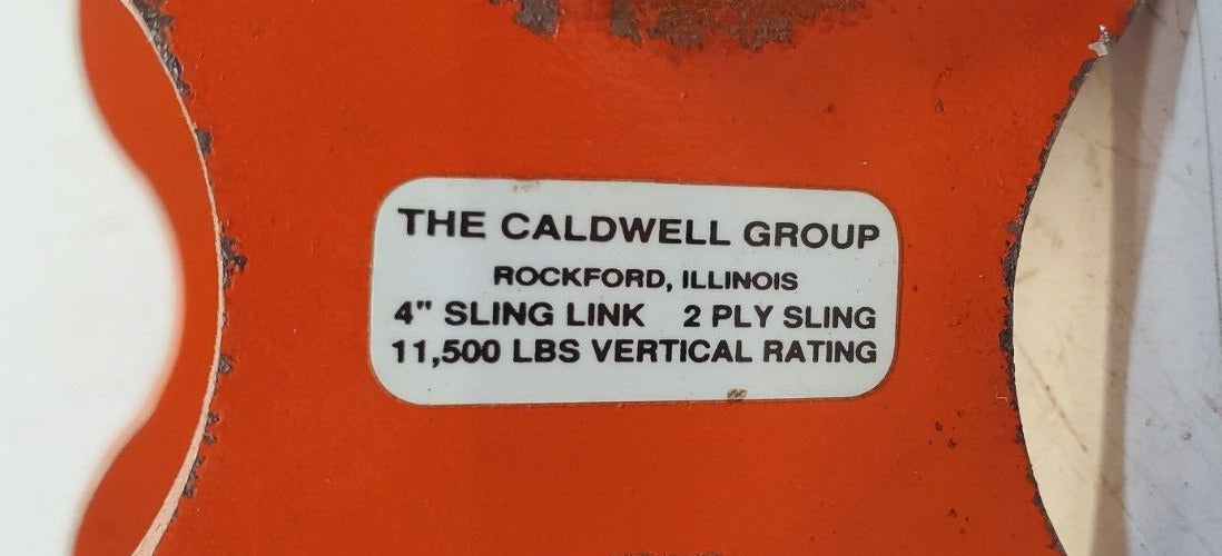 The Caldwell Group Shackle 4" Sling Link 2 Ply Sling 11,500 Lbs Vertical Rating