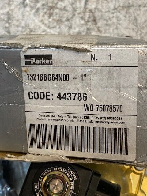 Parker Inlet Valve 1"2/2-NG 9001852 | 7321BBG64N00