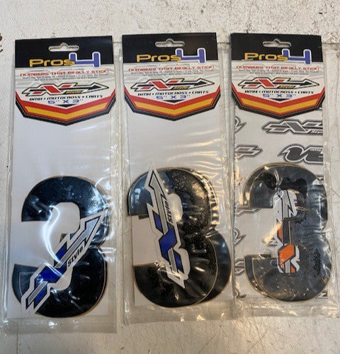 3 Quantity of N-Style Pros4 Black #3 | 3/Pk NIIII-3B 5" x 3" (9 Pcs Total)