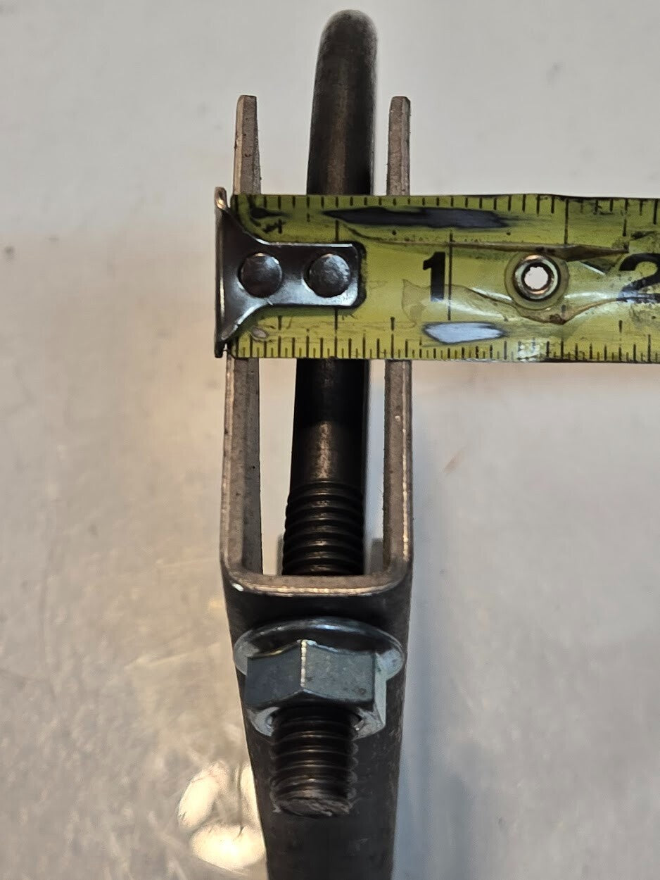 6 Quantity of 4" Exhaust Clamps 3/8" Threaded Ends 0.9lbs Each (6 Quantity)