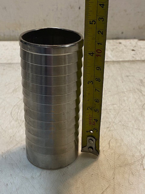 4-1/2" Welding Hose Adapter Stainless Steel Trynox 46mm ID 50mm OD