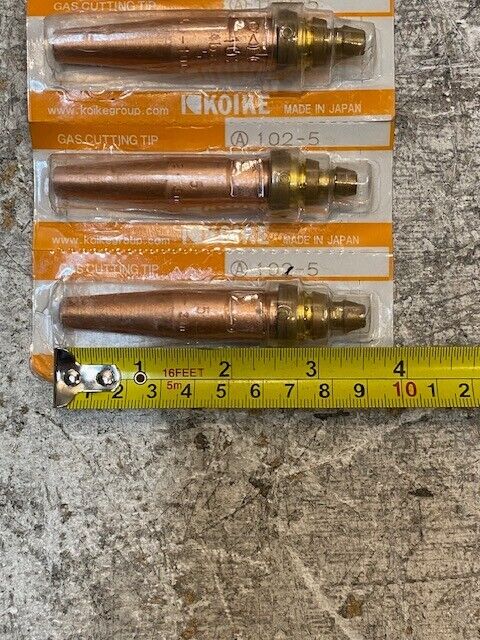 5 Quantity of Koike Gas Cutting Tips 102 No 5 (5 Quantity)