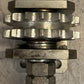 Dual Sprocket Idler Bracket Assembly With Base-Mounted Clevis Block