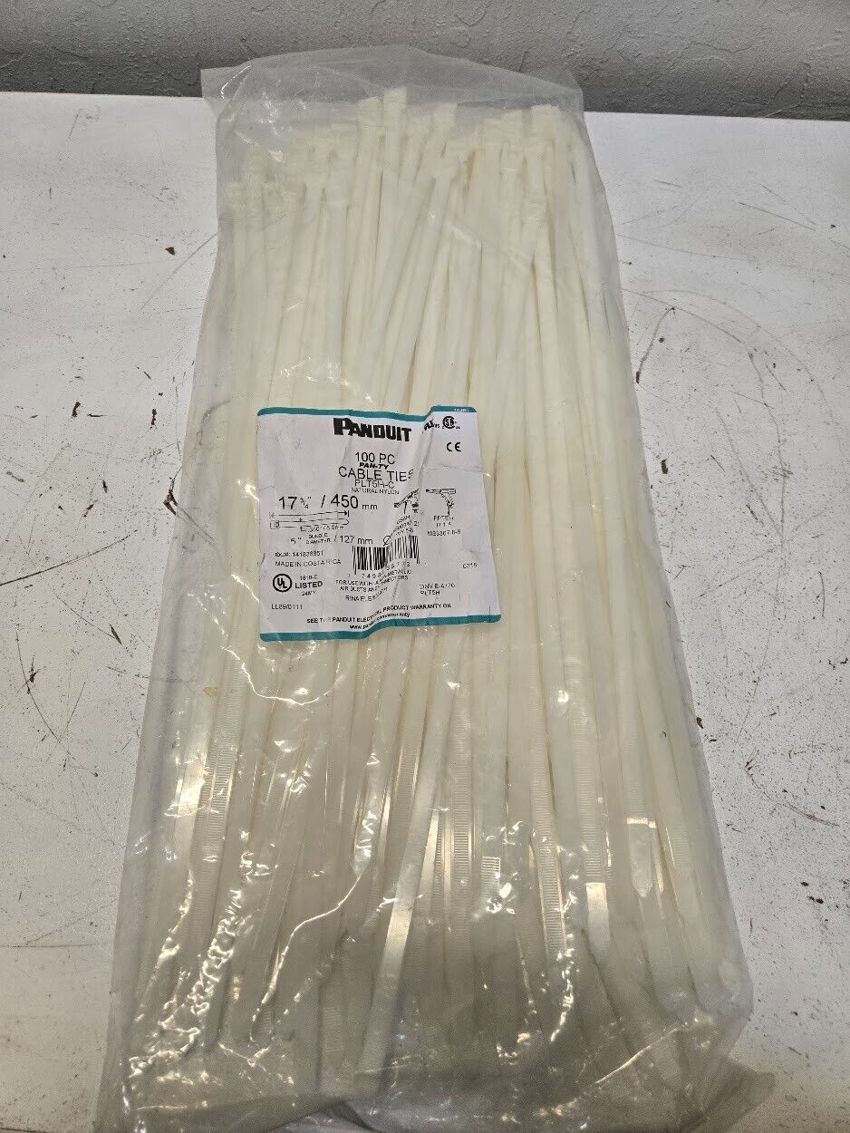 100 Quantity of Panduit Cable Ties PLT5H-C | 105N61 | 074983387731 | (100 Qty)