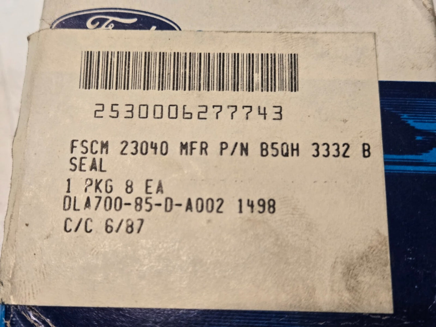 16 Quantity of Ford B5QH-3332-B Dust Covers for Tie Rod Ends FSCM 23040 (16 Qty)