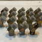 18 Quantity of 45 Degree Brass Elbow Fittings 26mm Thread 18mm ID (18 Quantity)