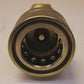 2 Quantity of Brass Hydraulic Quick Connect Hose Couplings 3/4" (2 Qty)