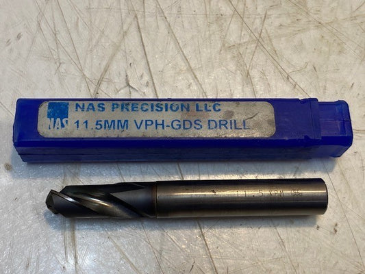 NAS PRECISION LLC 11.5MM VPH-GDS DRILL 11.5 XPM INDUSTRIAL DRILL BIT