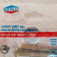 5 Quantity of EZ-FLO Closet Bolt Set 1/4" x 2-1/4" Brass Plated 40024 (5 Qty)