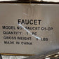 Bathroom Waterfall Faucet G1-CP | 12" Tall 7" Wide