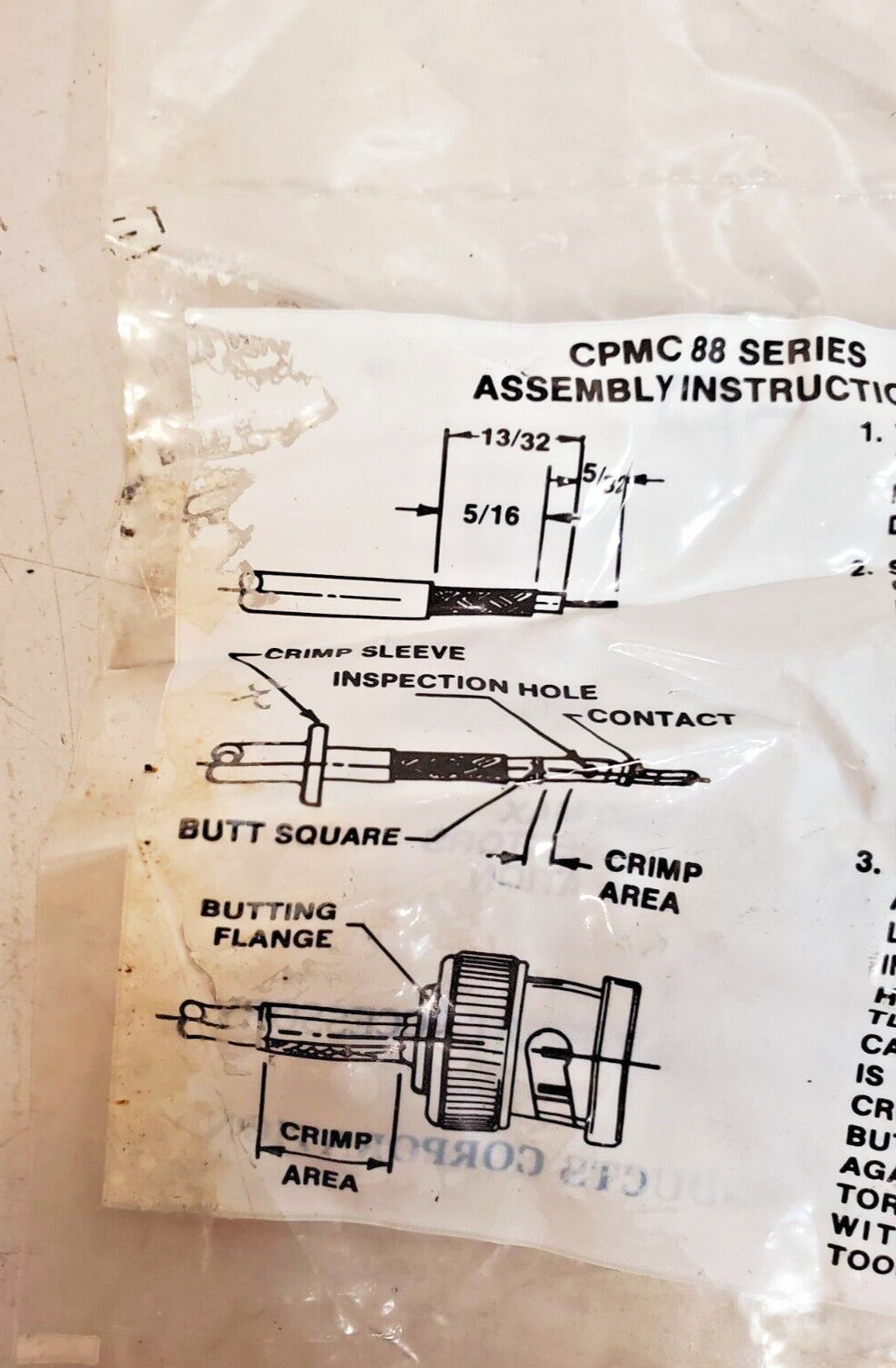 13 Qty. of Cambridge TNC Plug Connectors CPMCTNC1 | CPMCTNC-1 | 01333 (13 Qty)