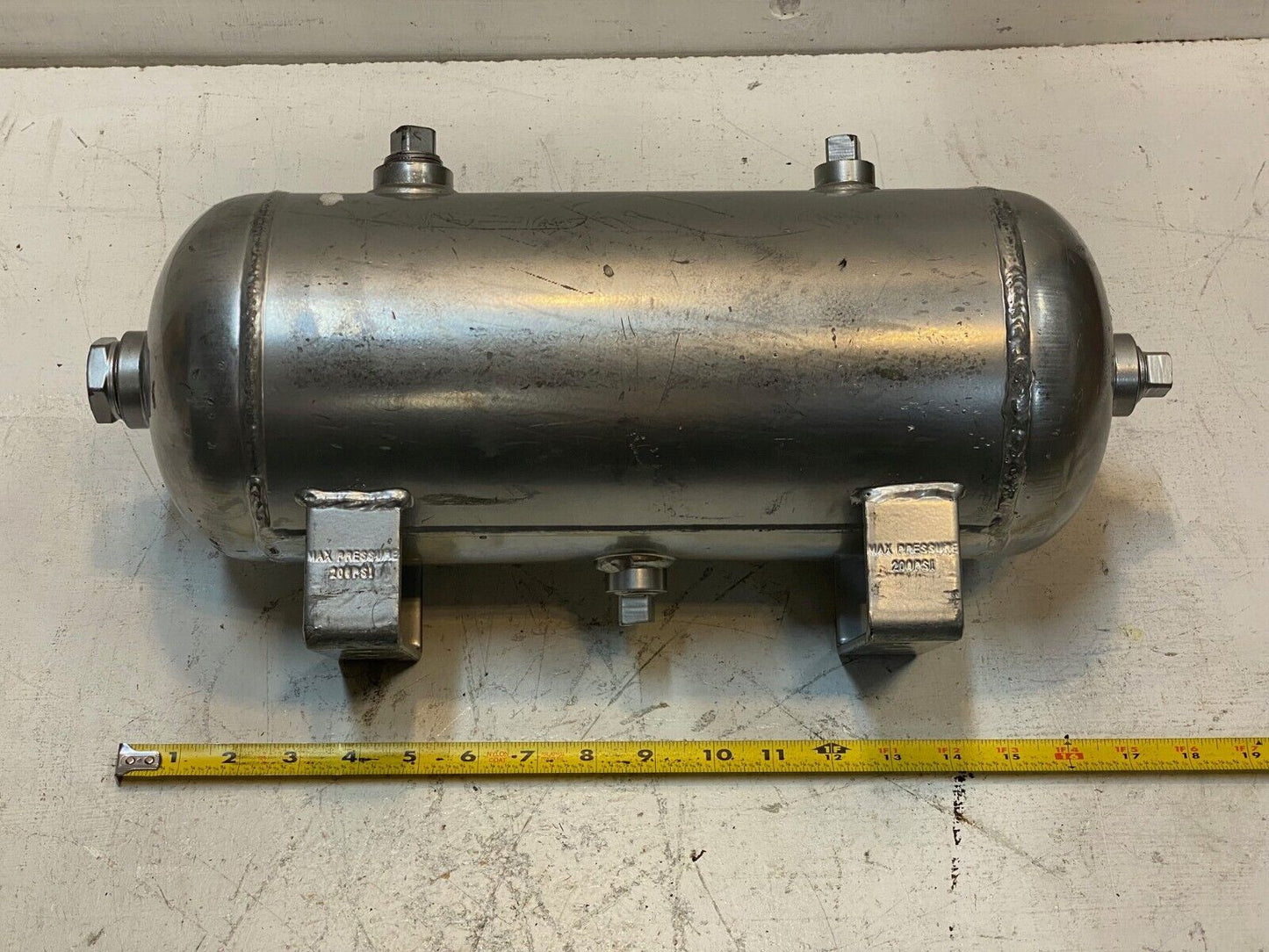 Jupiter Pneumatics Universal Air Solutions Tank Max Pressure 200Psi 18" Long