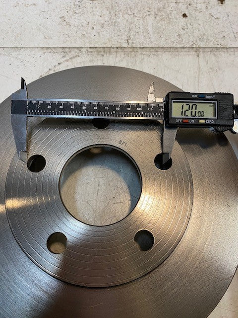 BPC Vented Disc Brake Rotor 325 MIN THK 1,208 0018 | 5x120mm | B71 | 55761