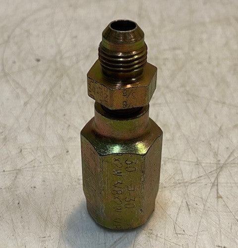 Parker 30 Series 3/8x2W R2 No Skive PB8D 34-42 KD8D Hydraulic Hose Fitting