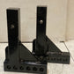 2 Drop Down Trailer Hitchs 2" 6 Holes 11.5" Length 8-3/4" Width Adjustable Shank