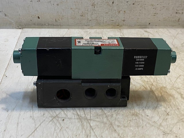 NUMATICS 153SS63AK000030 3 Position 4-Way Closed Center Solenoid Valve