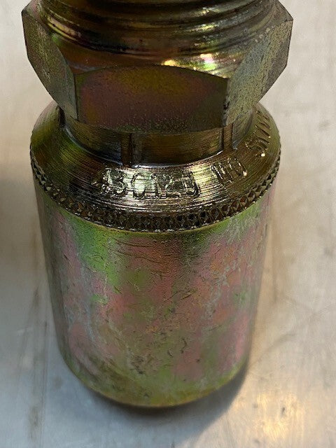 2 Quantity of Hydraulic Male Crimp Hose Fittings 43C12U | 43C12J | 911 (2 Qty)
