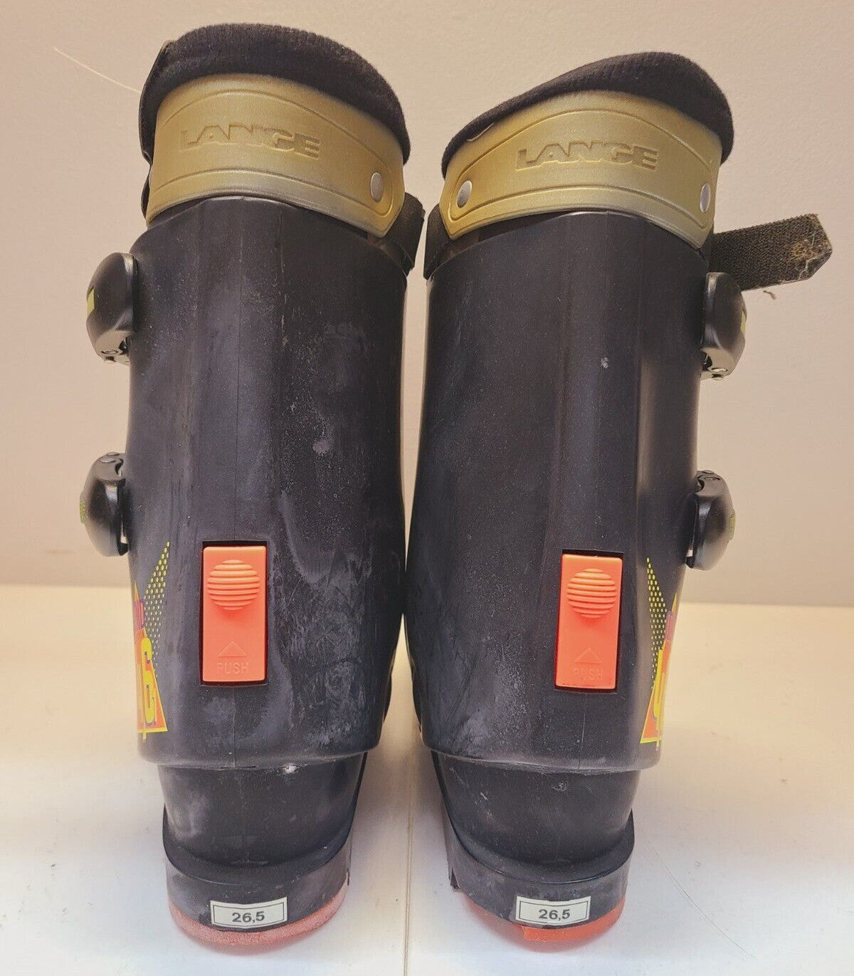 Lange Downhill Ski Boots Mid 4.61 | Orange 26.5