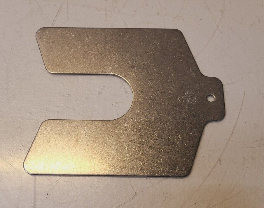 9 Qty of Precision Brand Stainless Slotted Shims 42450 | 3L835 | 4" x 4" (9 Qty)