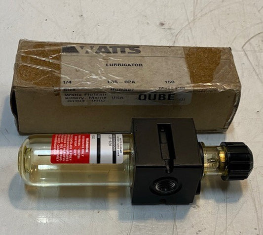 Watts Fluidair Pneumatic Lubricator L35-02A | 6" L 1-1/2" W 11mm Thread