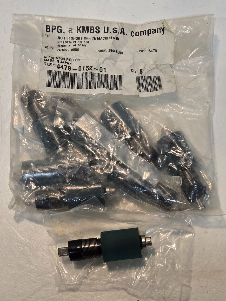 8 Quantity of BPG Separator Rollers 4479-0152-01 for Minolta Copier (8 Quantity)