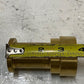 Brass Fire Hose Rack Nozzle No Thread Connection 55mm Top OD 10mm ID 49mm Bottom