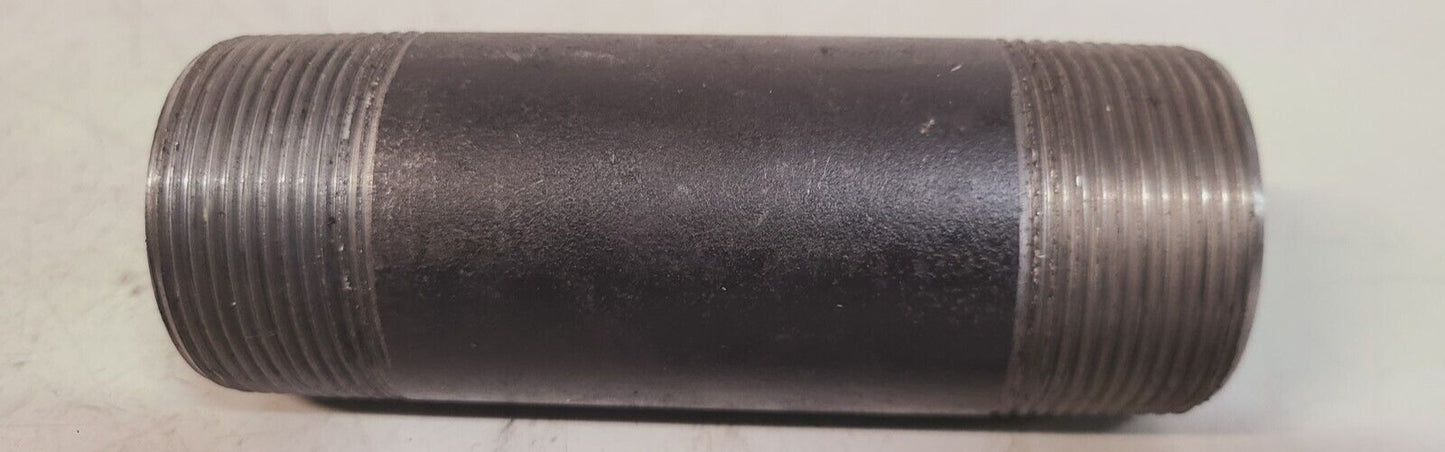 4 Quantity of Black Pipe Niples 1-3/4" x 5" | A106B | S40S | 011040308 (4 Qty)