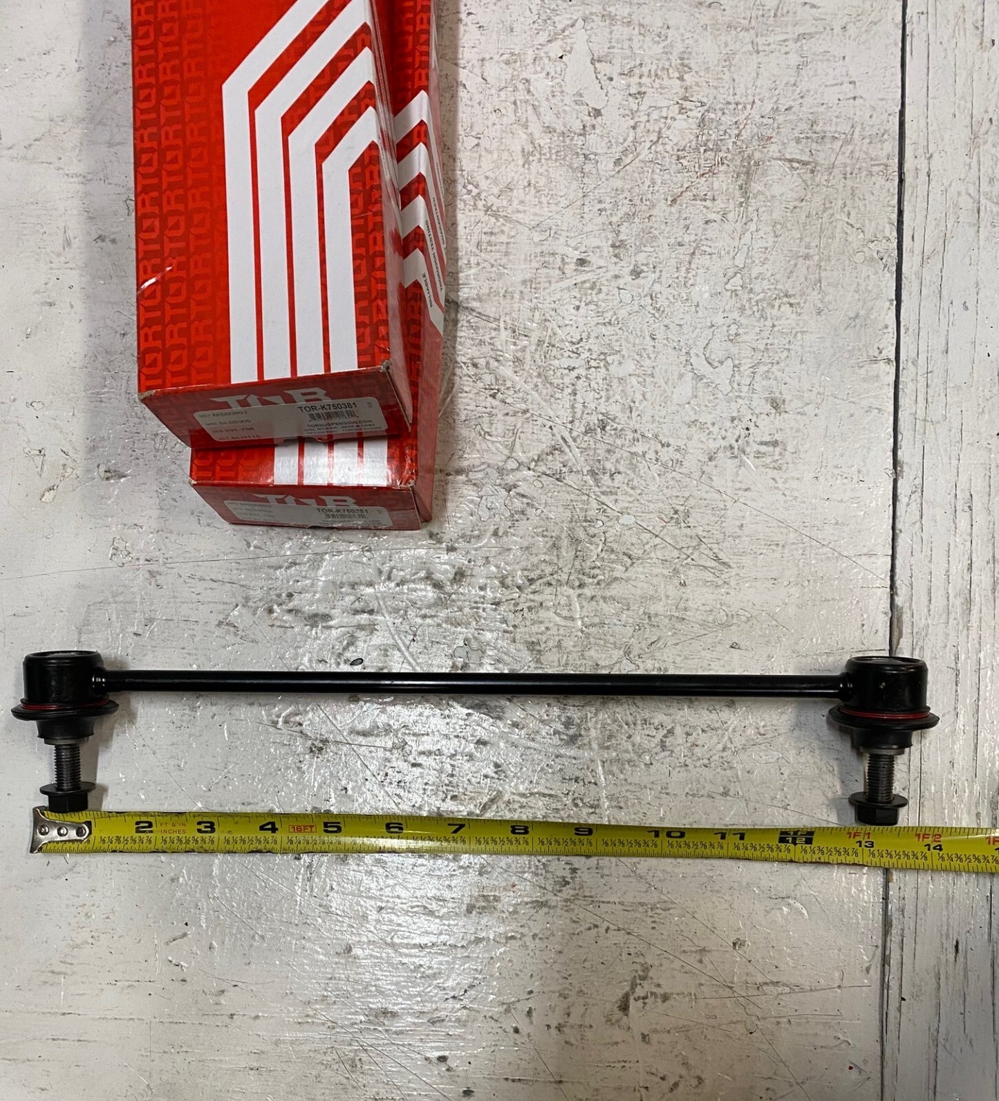 2 Pack of TORK750381 Front Suspension Stabilizer Bars for Honda CR-Z (2 qty)