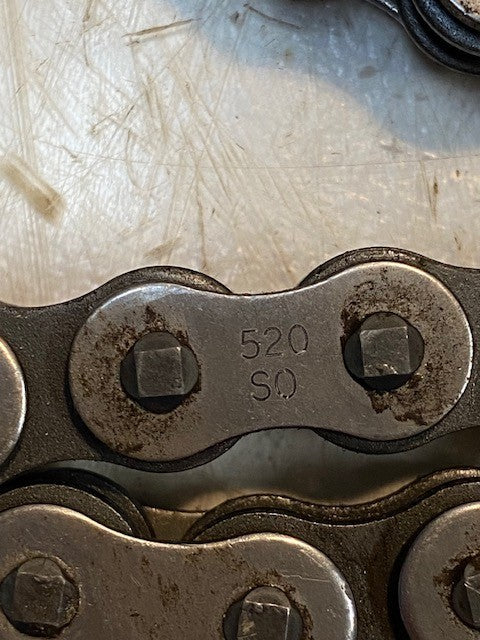 RK 520 SO Standard O'Ring Motorcycle Roller Chain 53" Long